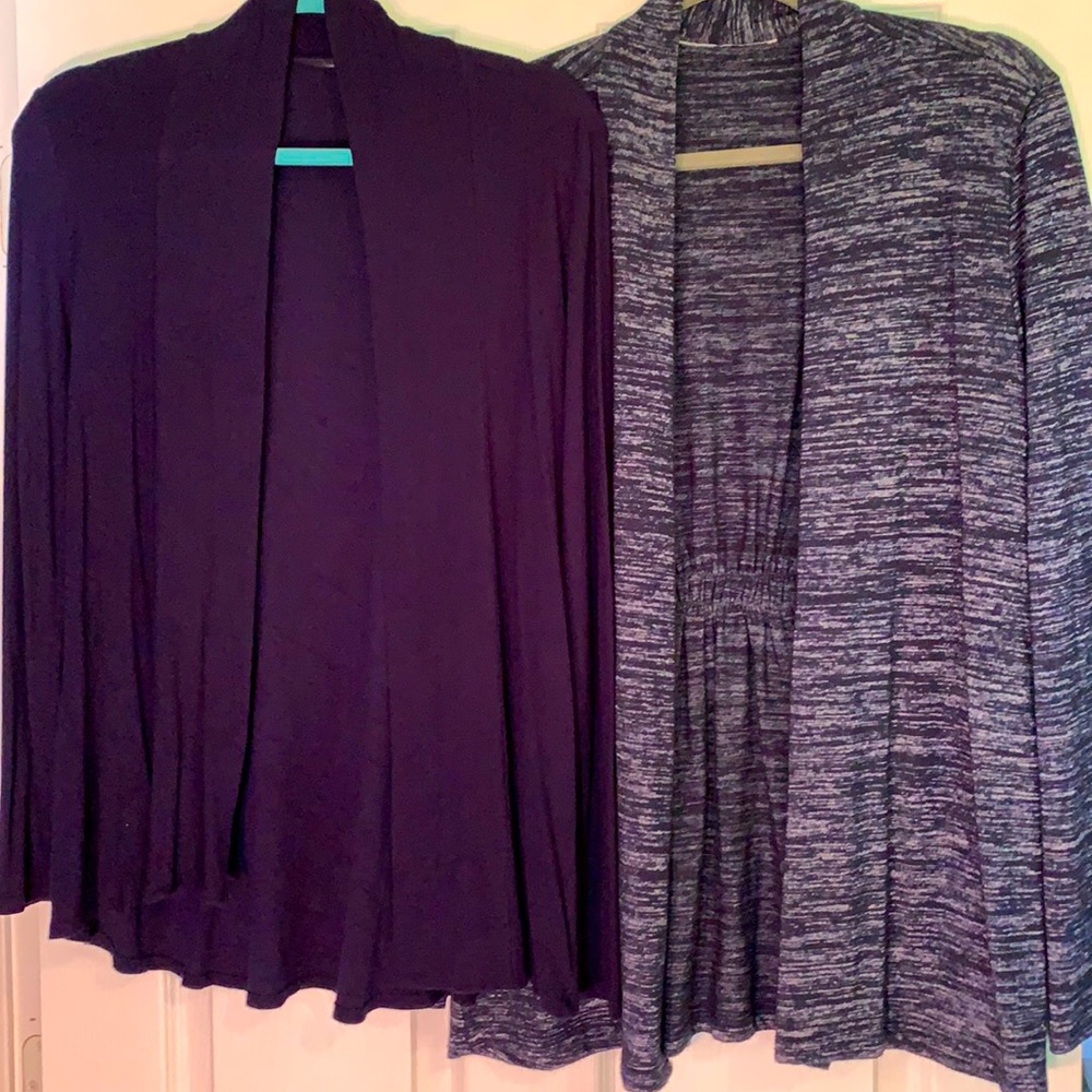 Lightweight Navy Cardigan Duo